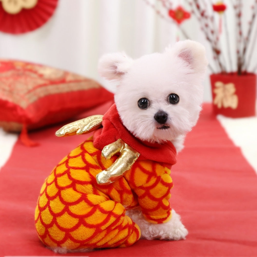 Chinese Dragon Dog Jumpsuit