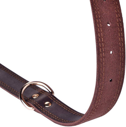 Vintage Genuine Leather Dog Collar