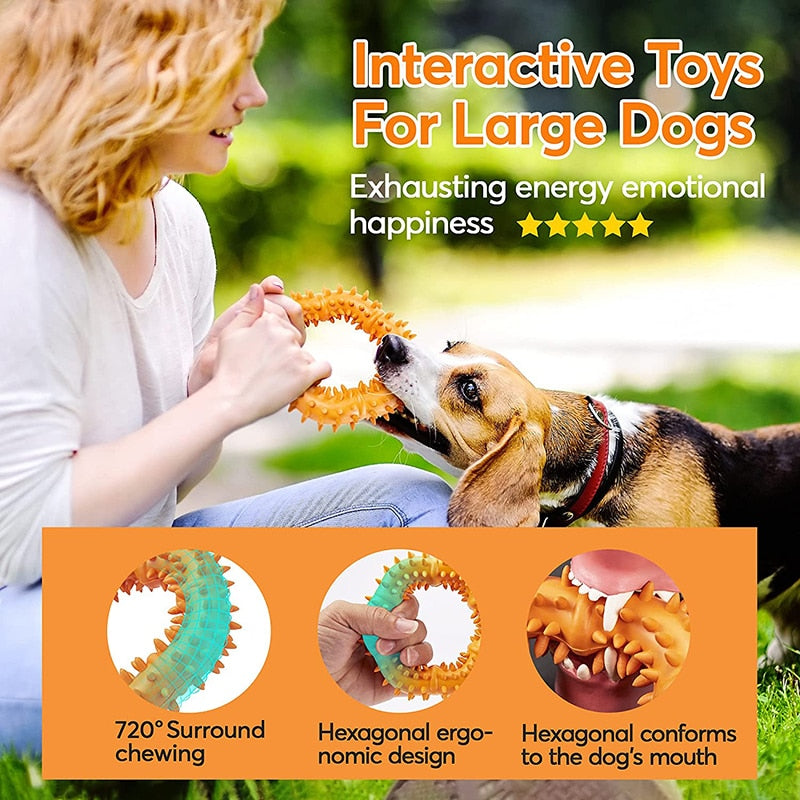 Hexagonal Shape Tough Dog Toys