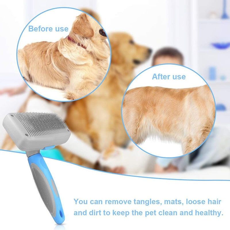 Self Cleaning Slicker Dog Brush