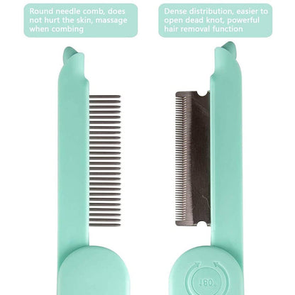 Professional Foldable 2 In 1 Dog Comb