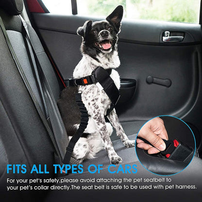 Heavy Duty Elastic Vehicle Dog Safety Belt