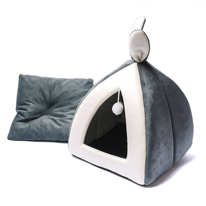 Cute Bunny Ear Cat Bed