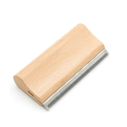 Quality Ergonomic Wooden Dog Comb
