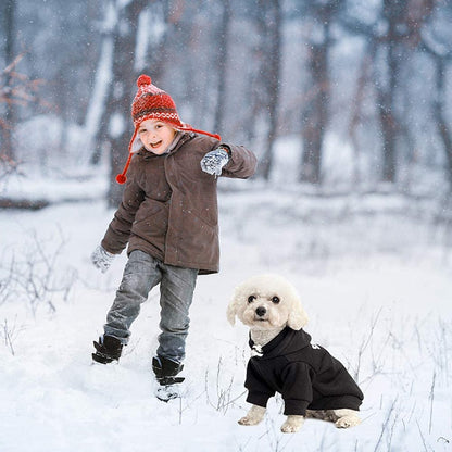 Security Printed Warm Dog Hoodies