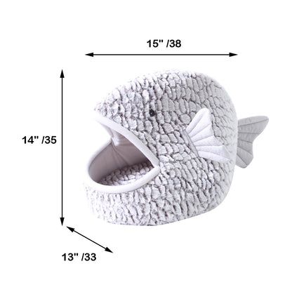 Fish Shape Warm Cat Bed