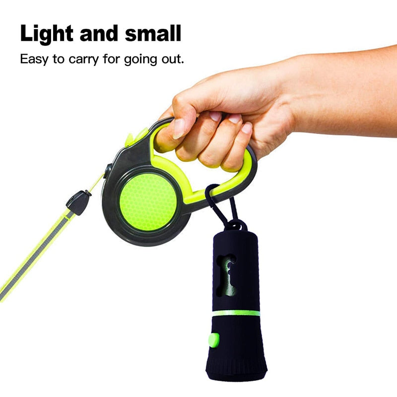 Led Light Dog Poop Bag Holders