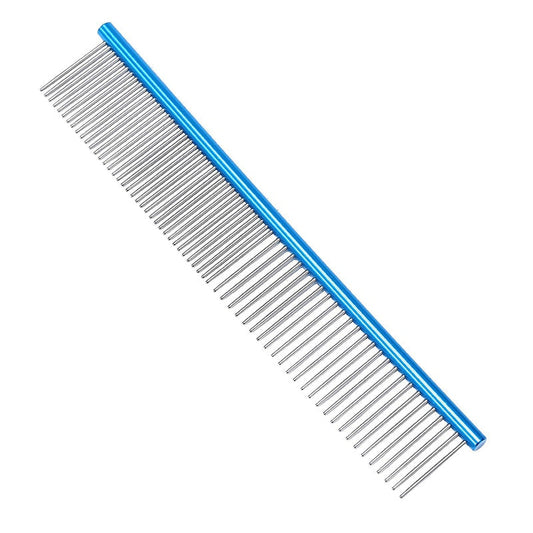 Rounded Spine Stainless Steel Dog Comb