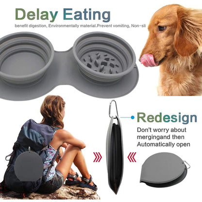 Premium Silicone Outdoor Dog Bowl