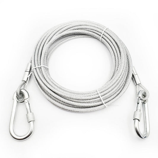 Steel Wire Tie Out Cable Dog Leash