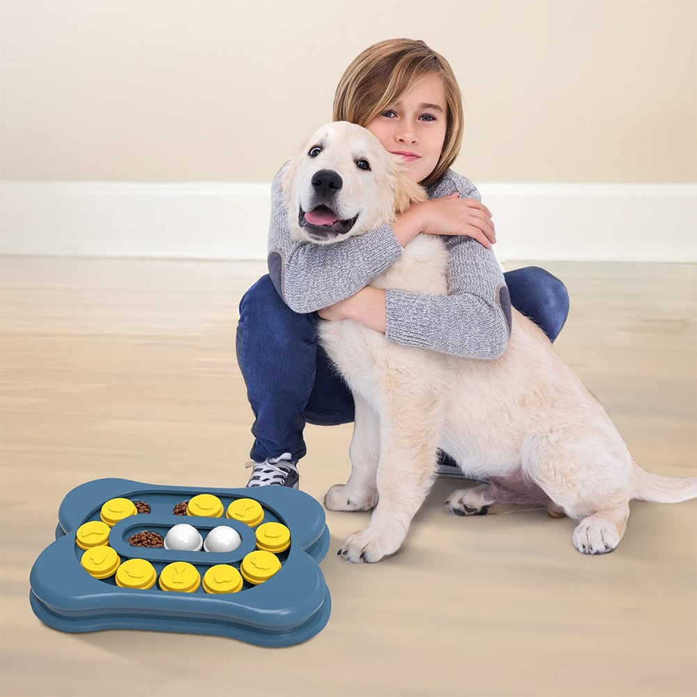 Interactive Educational Dog Puzzle Toys
