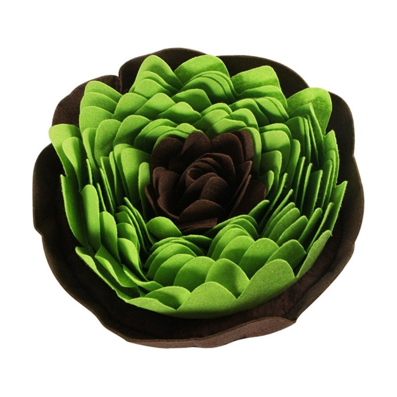 Fun Flower Dog Snuffle Bowl