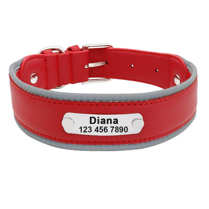 Soft Comfy Leather Dog Collars