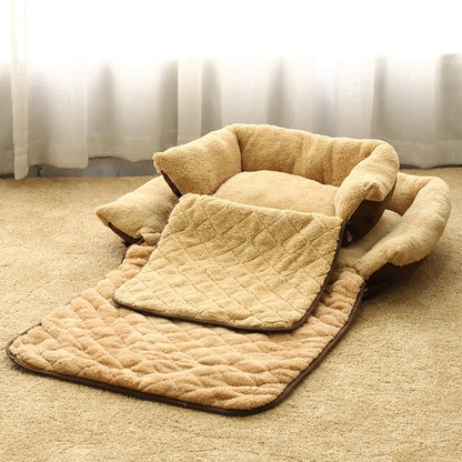 3 Ways Usage Dog Sofa Soft Bed