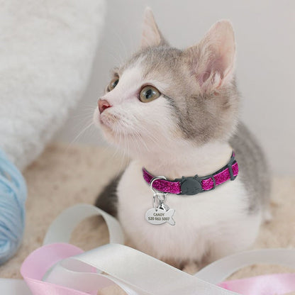 Quick Release Kitten Cat ID Collar
