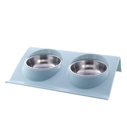 High Station Stainless Steel Dog Bowl