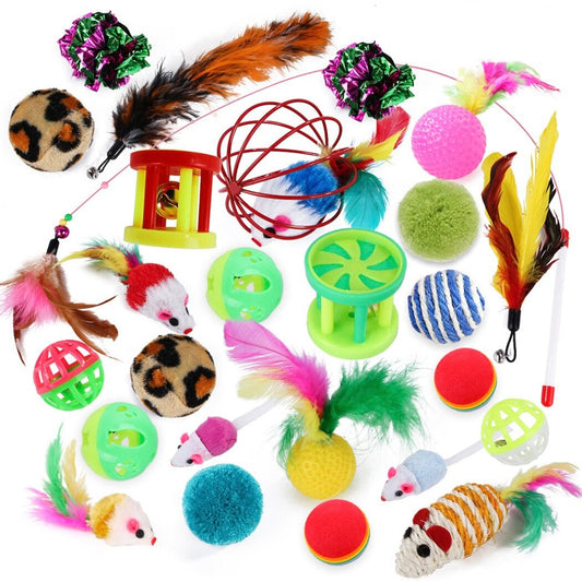 26 Pack Assorted Cat Toys