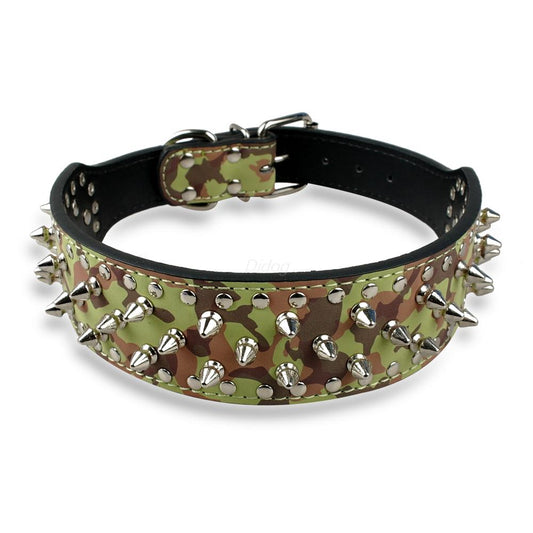 2 Inch Spiked Studded Dog Collar
