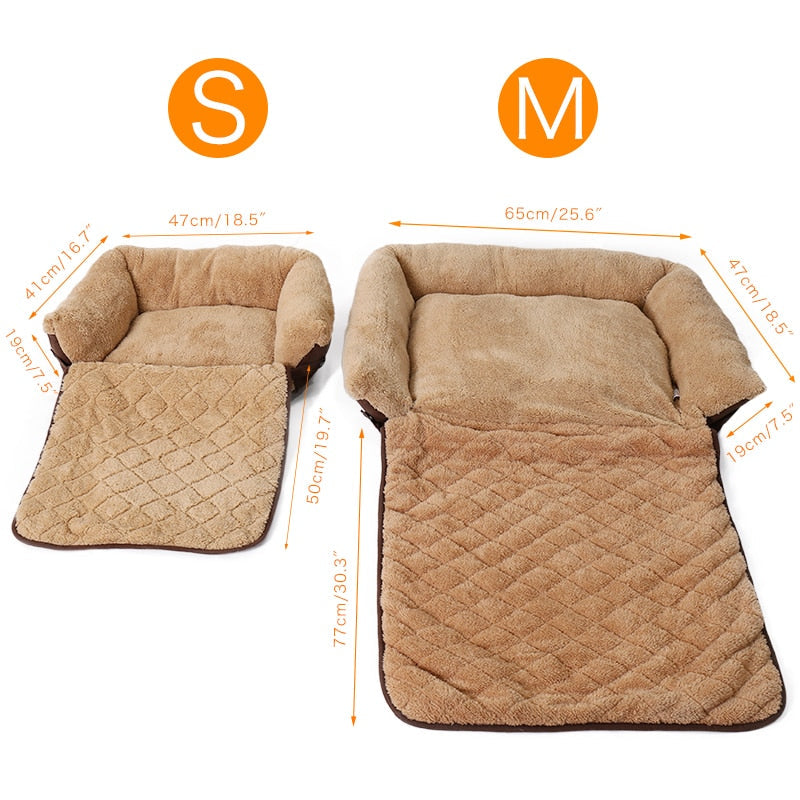 3 Ways Usage Dog Sofa Soft Bed