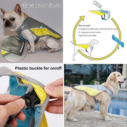 Adjustable Straps Cooling Dog Vests