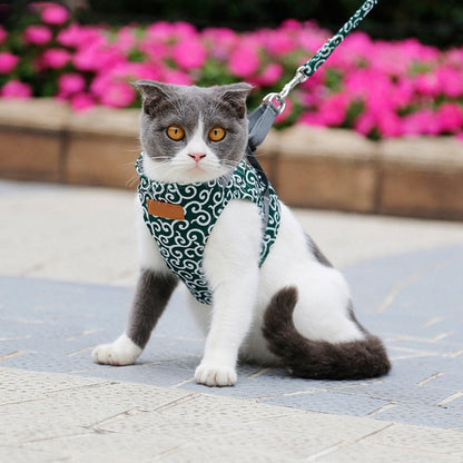 Floral Pattern Pet Cat Vest