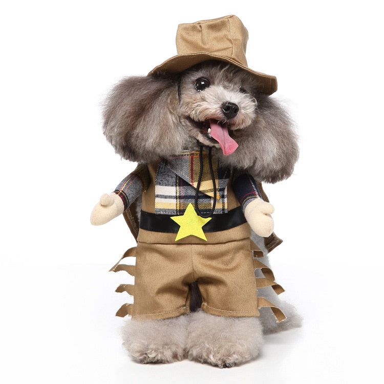 Halloween Cowboy Pets Costumes