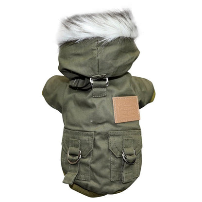 Dog Thicken Warm Hoodie Jacket