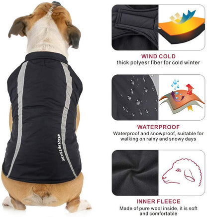 Waterproof British Style Winter Dog Jacket