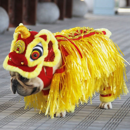 Dragon Dance Lion Dog Costume