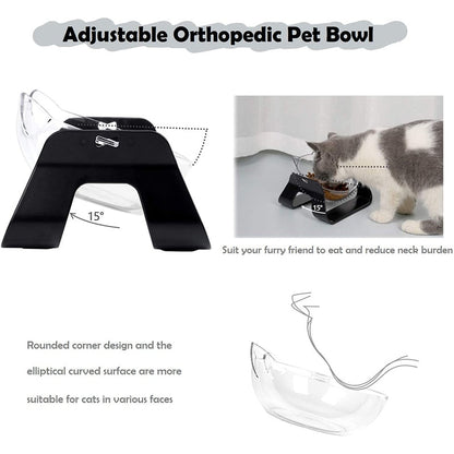 Tall Raised Stand Pet Bowl
