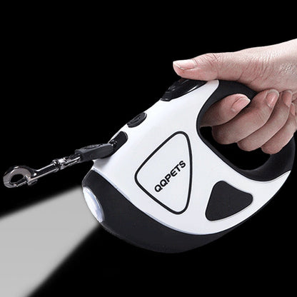 Automatic Extension LED Dog Leash