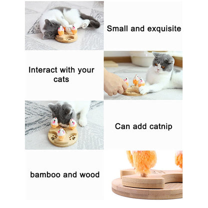 Interactive Cat Toy Mouse With Catnip