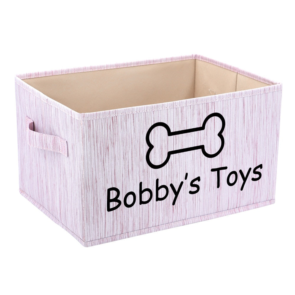 Foldable Dog Toys Storage Bins