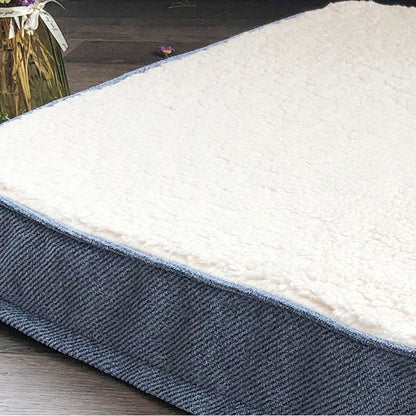 Super Elastic Fleece Memory Foam Dog Bed