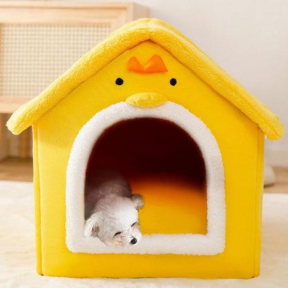 Soft Plush Cute Duck Pet House