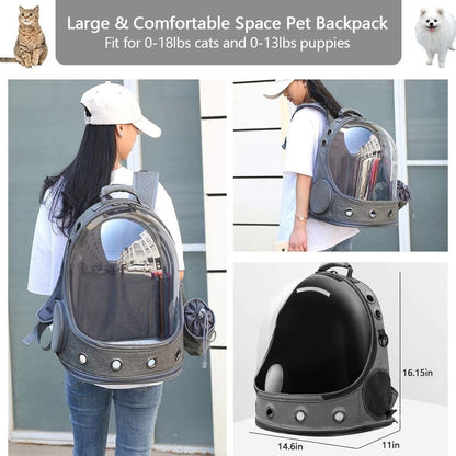 Premium Space Capsule Dog Backpacks