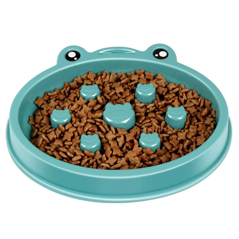 Frog Design Anti Gulping Dog Bowl