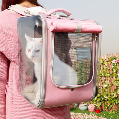 Space Capsule Cage Pet Backpack