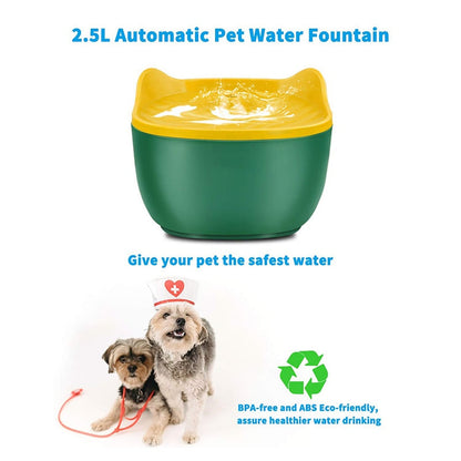 2.5L Ultra Quiet Dog Water Fountain