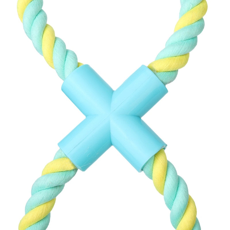 Unique 8 Shape Dog Rope Toys