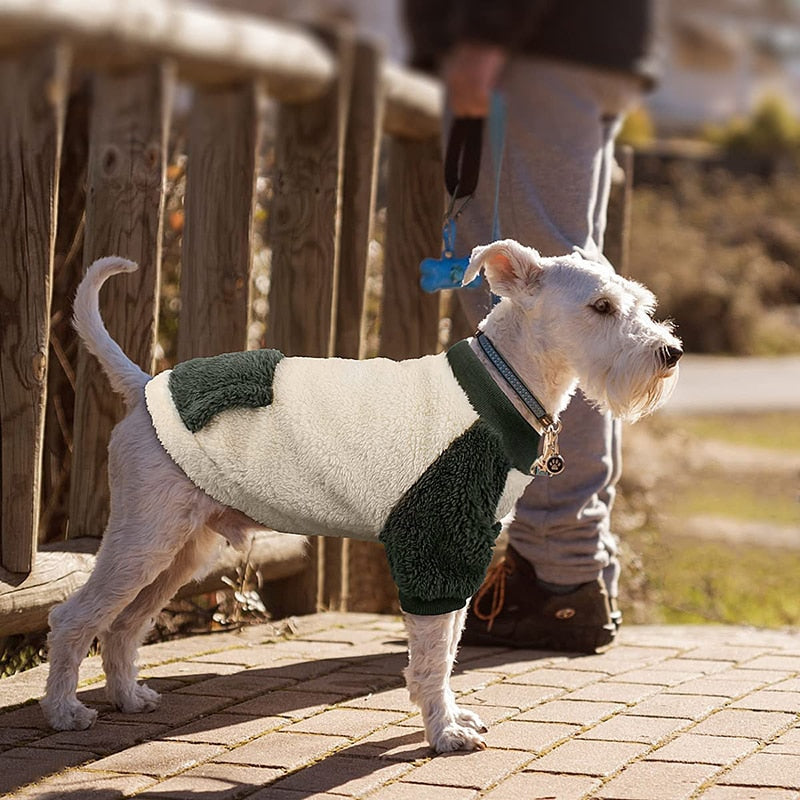 Fleece Pocket Design Dog Coat
