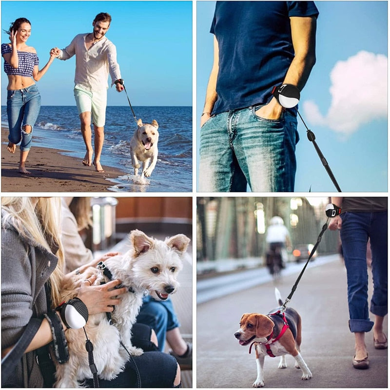 Brake Lock Button Hands Free Dog Leash