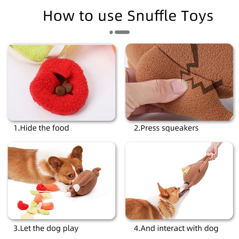 Roast Chicken Dog Snuffle Toy