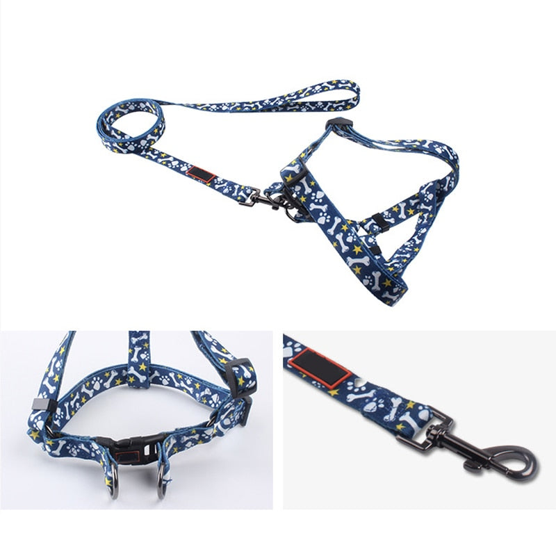 Paws & Bones Design Dog Harness