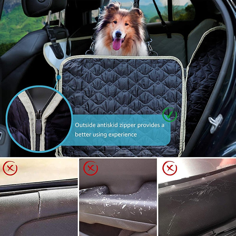 Waterproof Mesh Dog Car Seat Covers