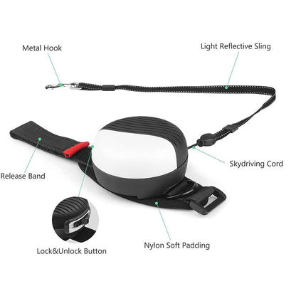 Brake Lock Button Hands Free Dog Leash