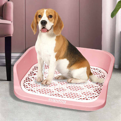 Dog Potty Tray With Protection Wall