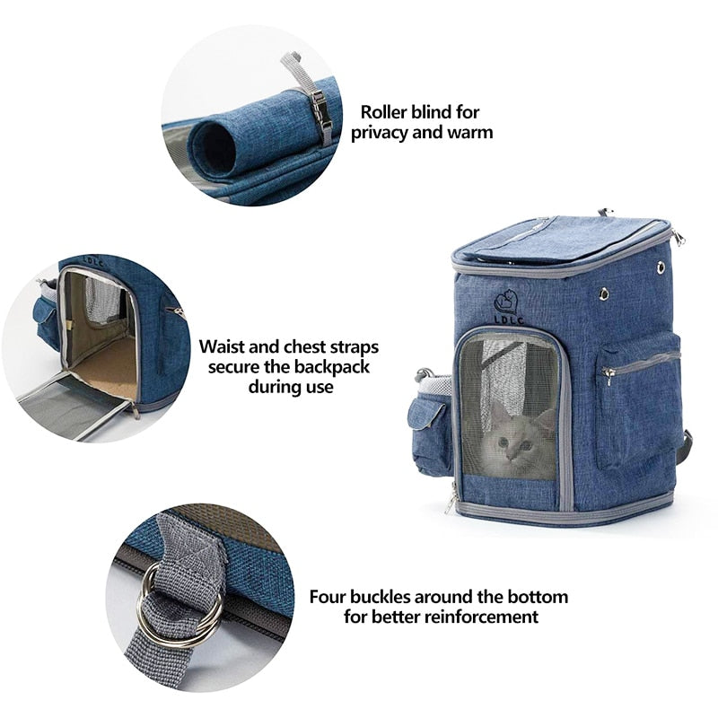 Breathable Design Ventilated Pet Backpack