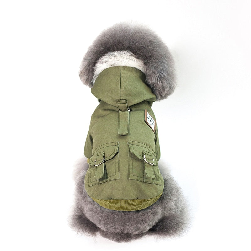 Classic Parka Style Dog Coat