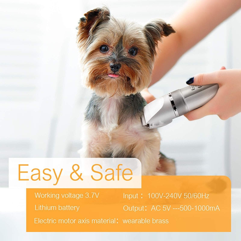 Professional LCD Display Dog Hair Trimmer